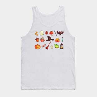 Cute Halloween Pattern v1 Tank Top